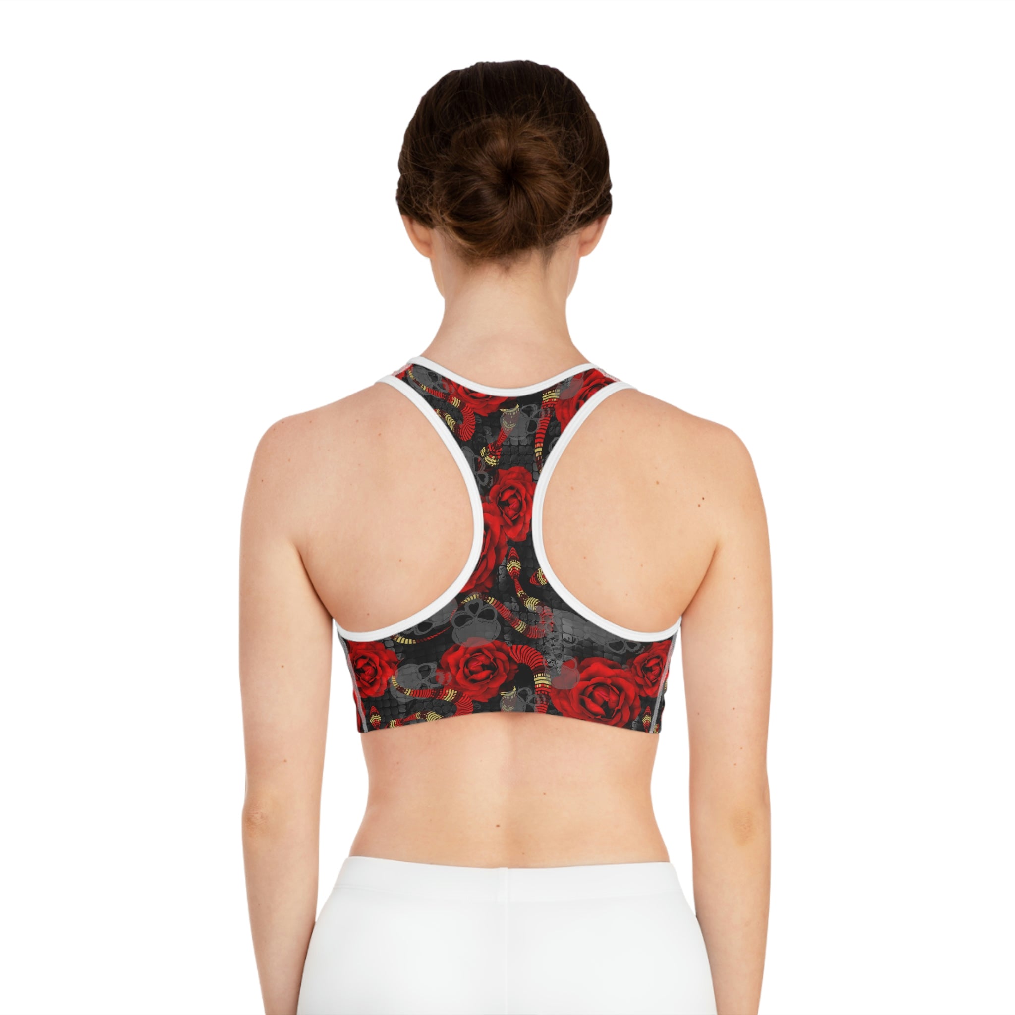 Skulls & Roses Sports Bra